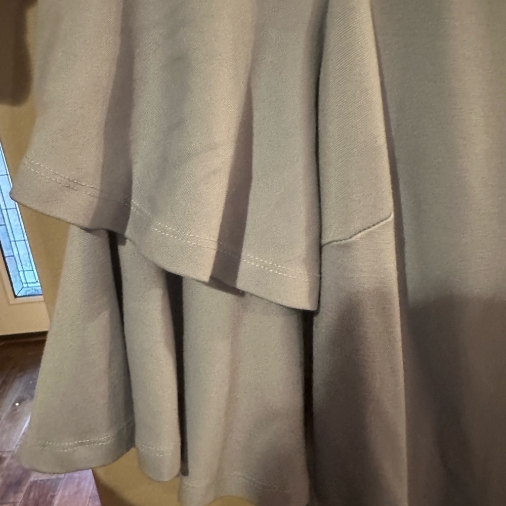 Eloquii Flounce Sleeve Cold Shoulder Light Blue Dress Size 14 - Picture 6 of 6